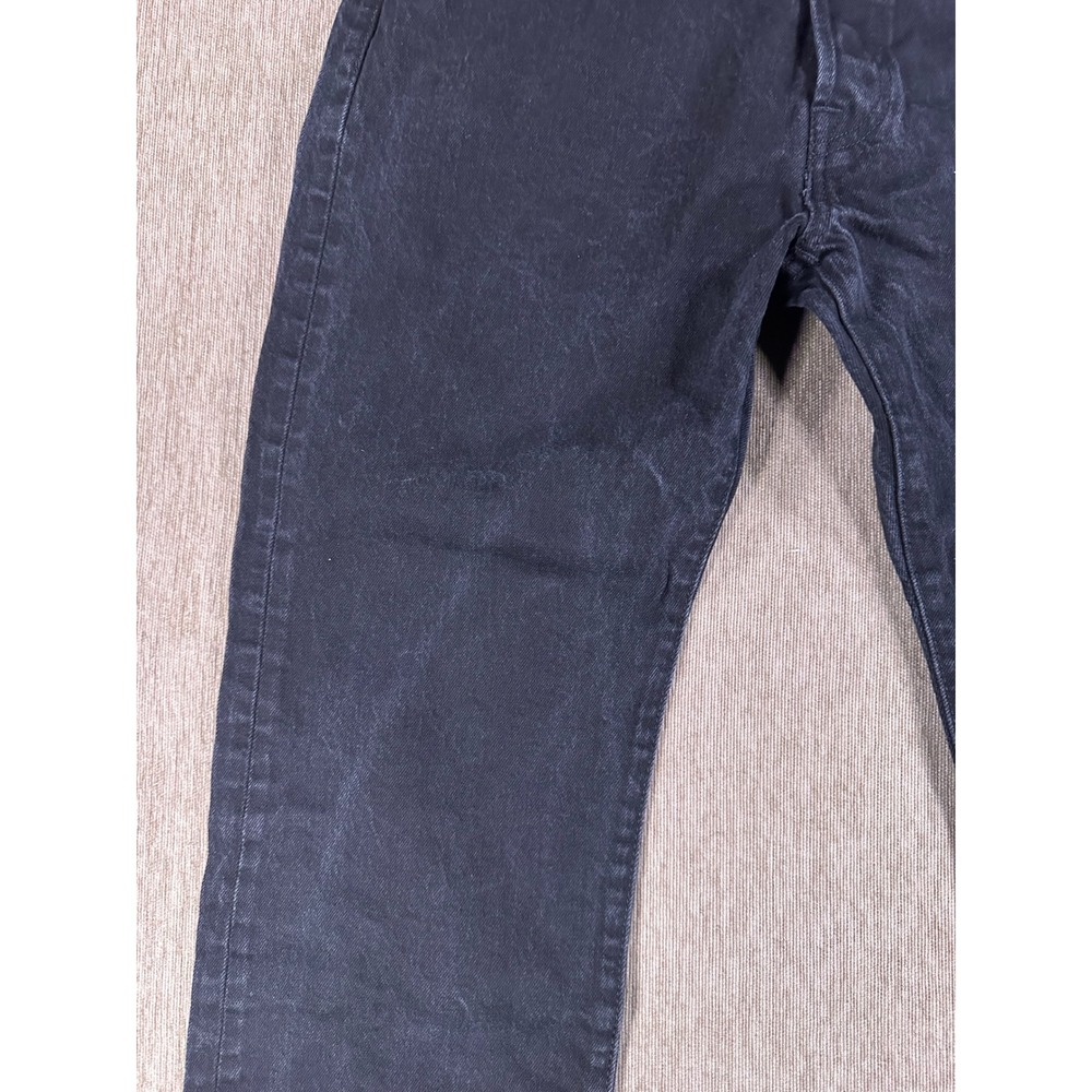 Levis 501 Original Fit Mens Black Straight Leg Button Fly Denim Jeans 36x30 - Picture 4 of 9